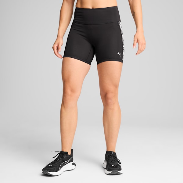 TROPICAL Women's Graphic 5" Short Tights, PUMA Black-AW-048284-0001, extralarge